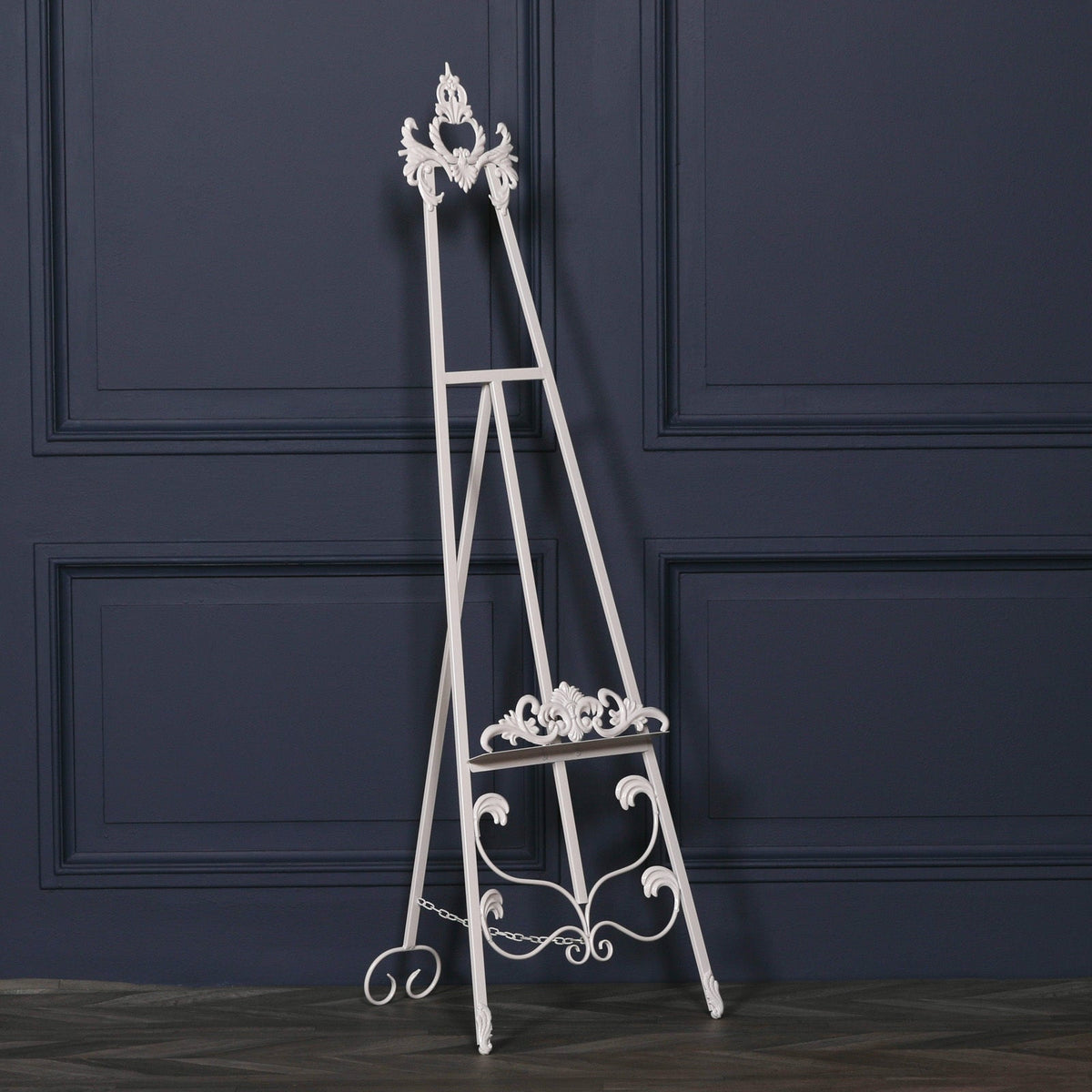 Cream Metal Easel Easel CasaFenix