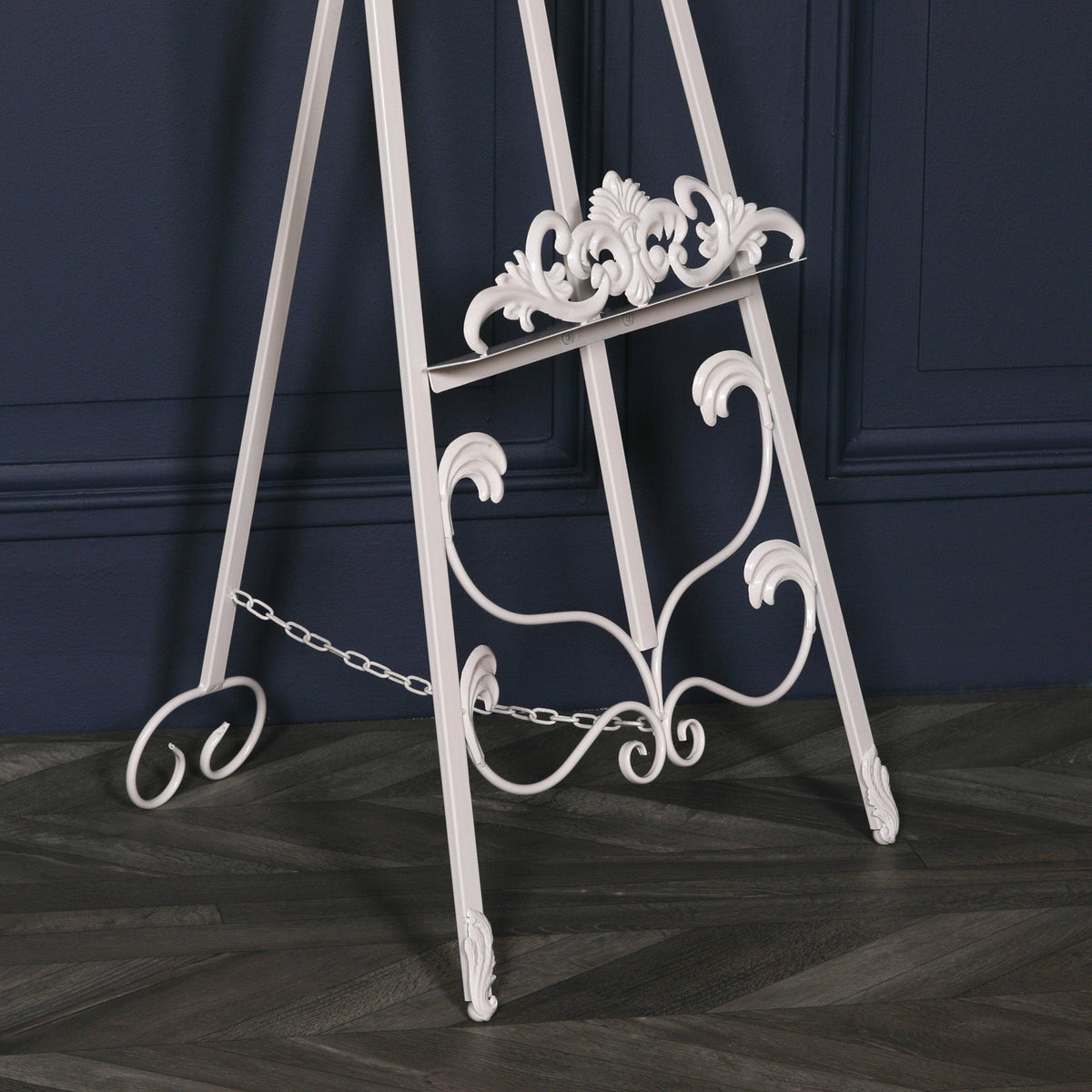 Cream Metal Easel Easel CasaFenix