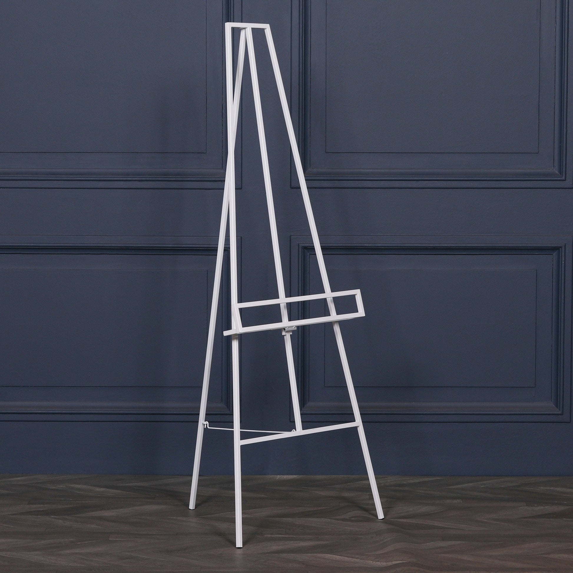 White Metal Adjustable Art Easel Easel CasaFenix