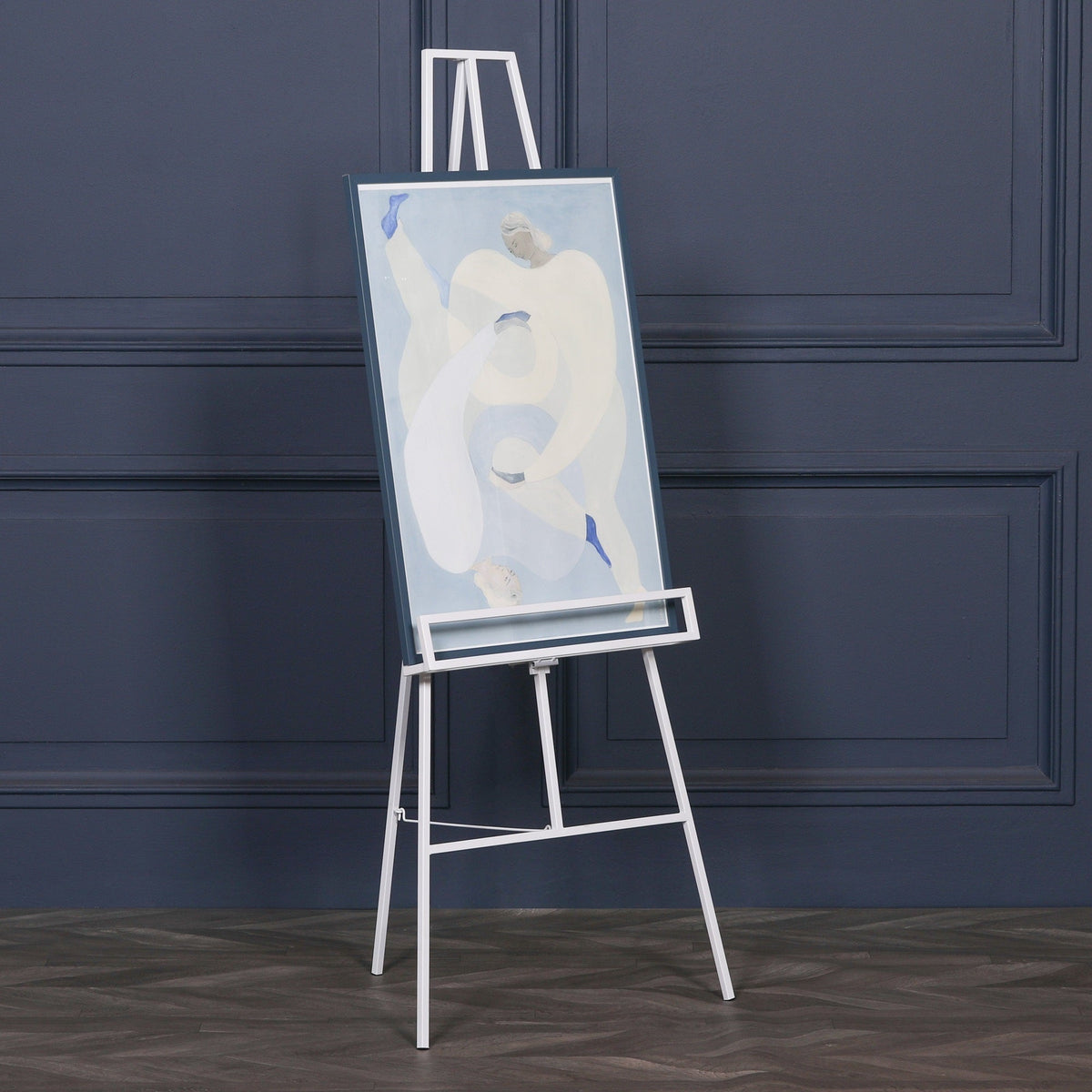 White Metal Adjustable Art Easel Easel CasaFenix
