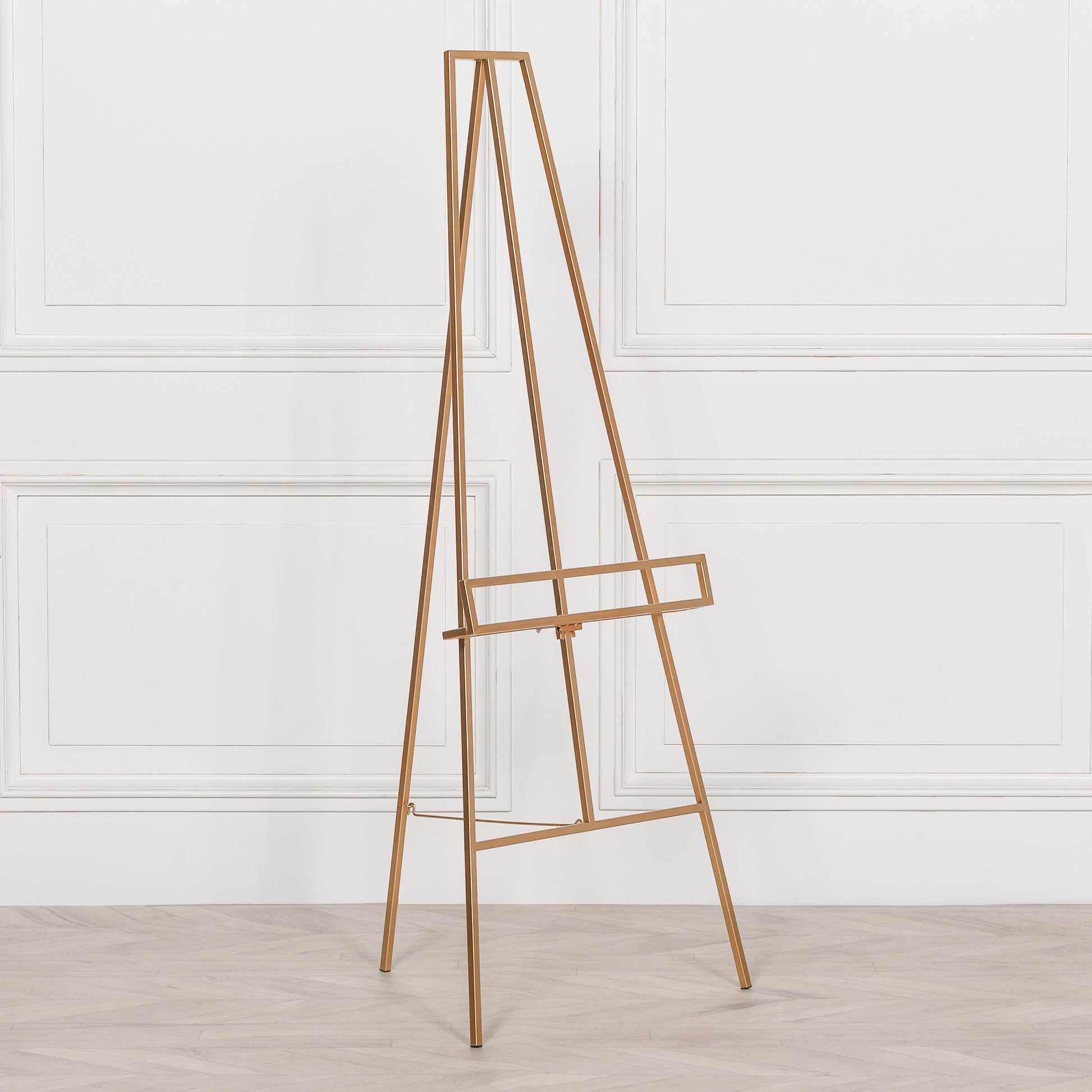 Gold Metal Easel Side Table CasaFenix