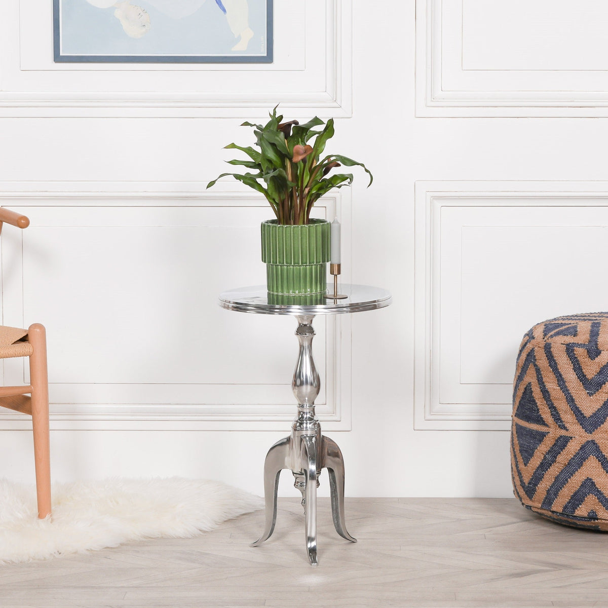 Aluminium Round Side Table Side Table CasaFenix