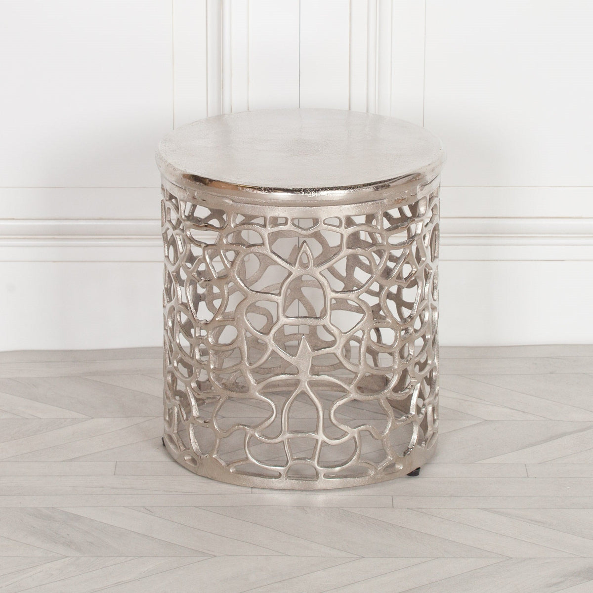 Aluminium Fretwork Side Table Side Table CasaFenix