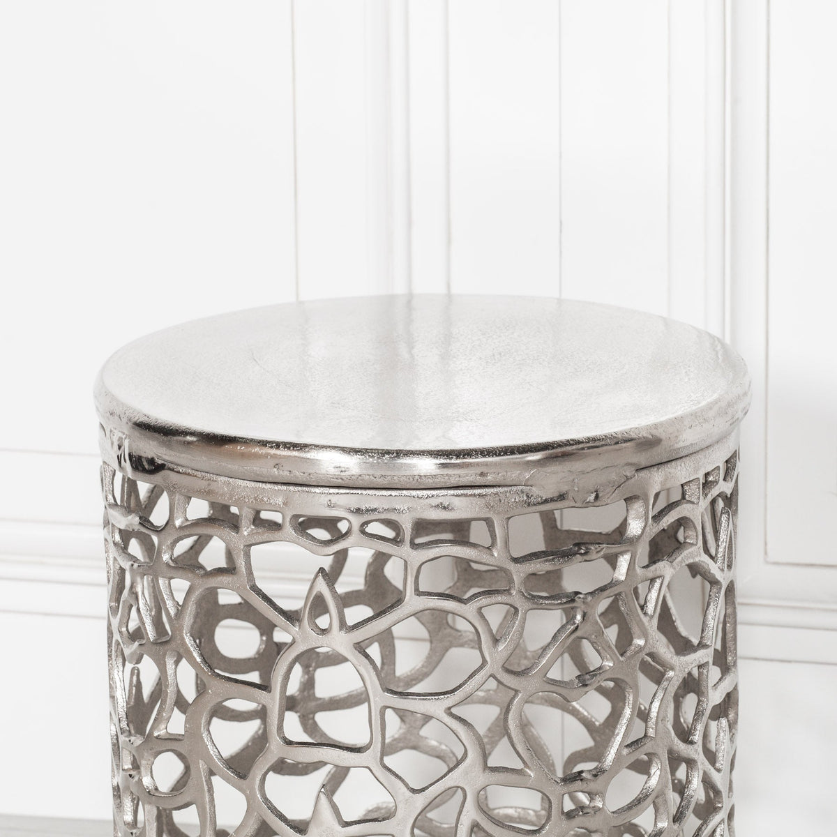 Aluminium Fretwork Side Table Side Table CasaFenix