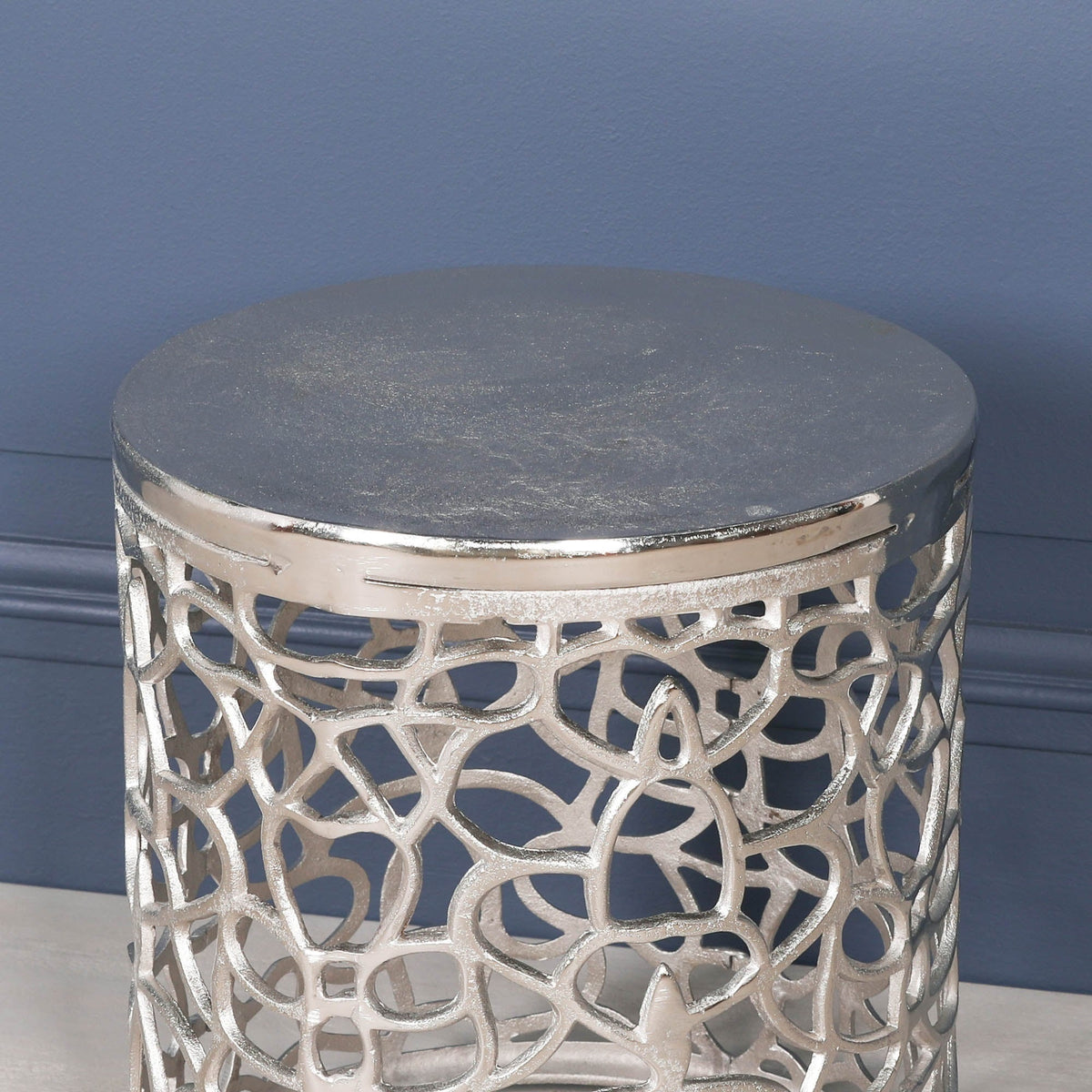 Aluminium Fretwork Side Table Side Table CasaFenix