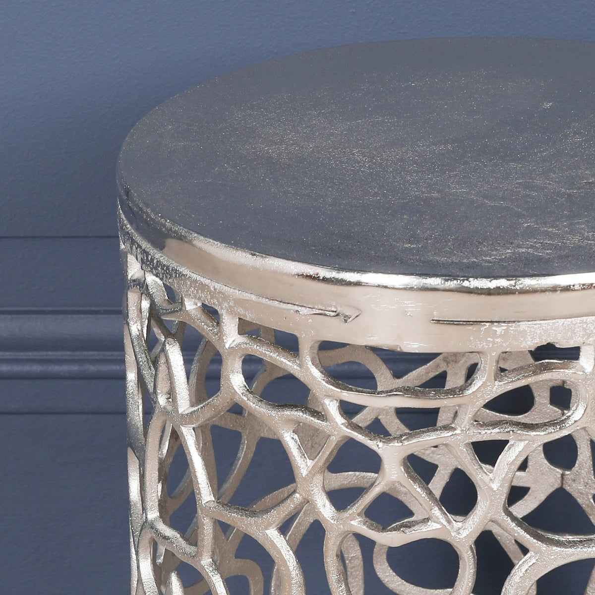 Aluminium Fretwork Side Table Side Table CasaFenix