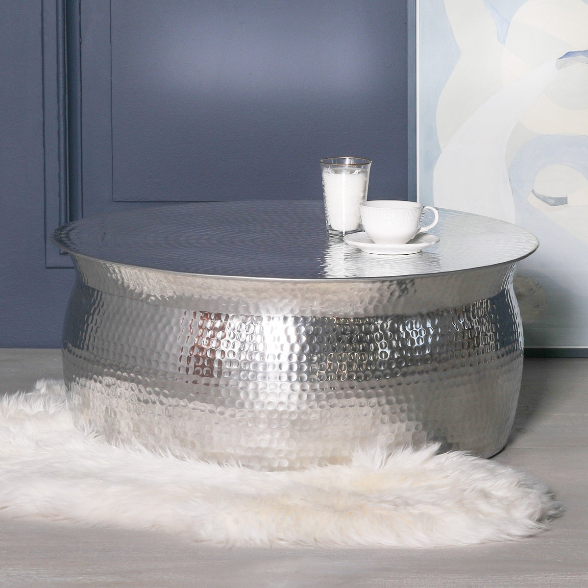 Aluminium Round Coffee Table Coffee table CasaFenix
