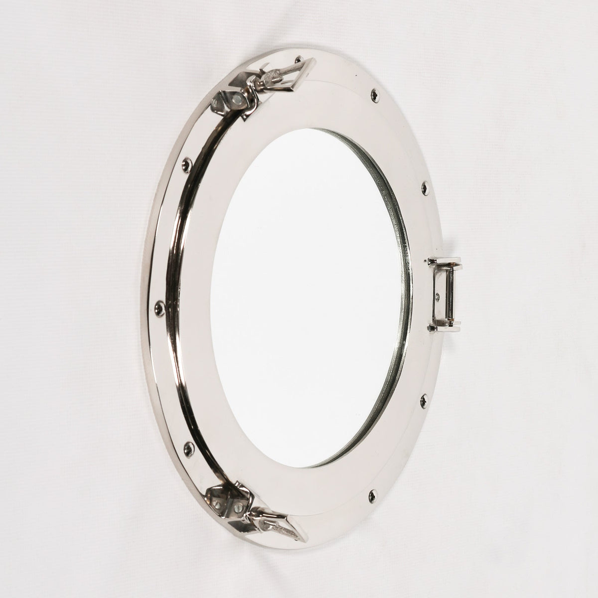 Extra Large Polished Port Hole Mirror Mirror CasaFenix