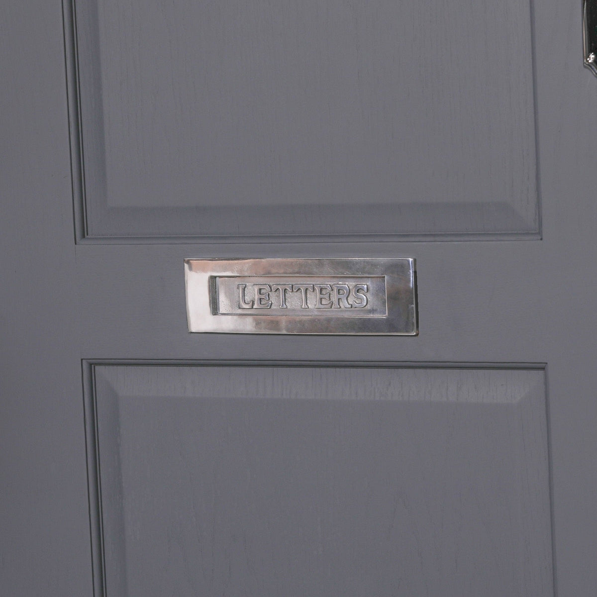 Polished Aluminium Door Letter Plate Letter plate CasaFenix