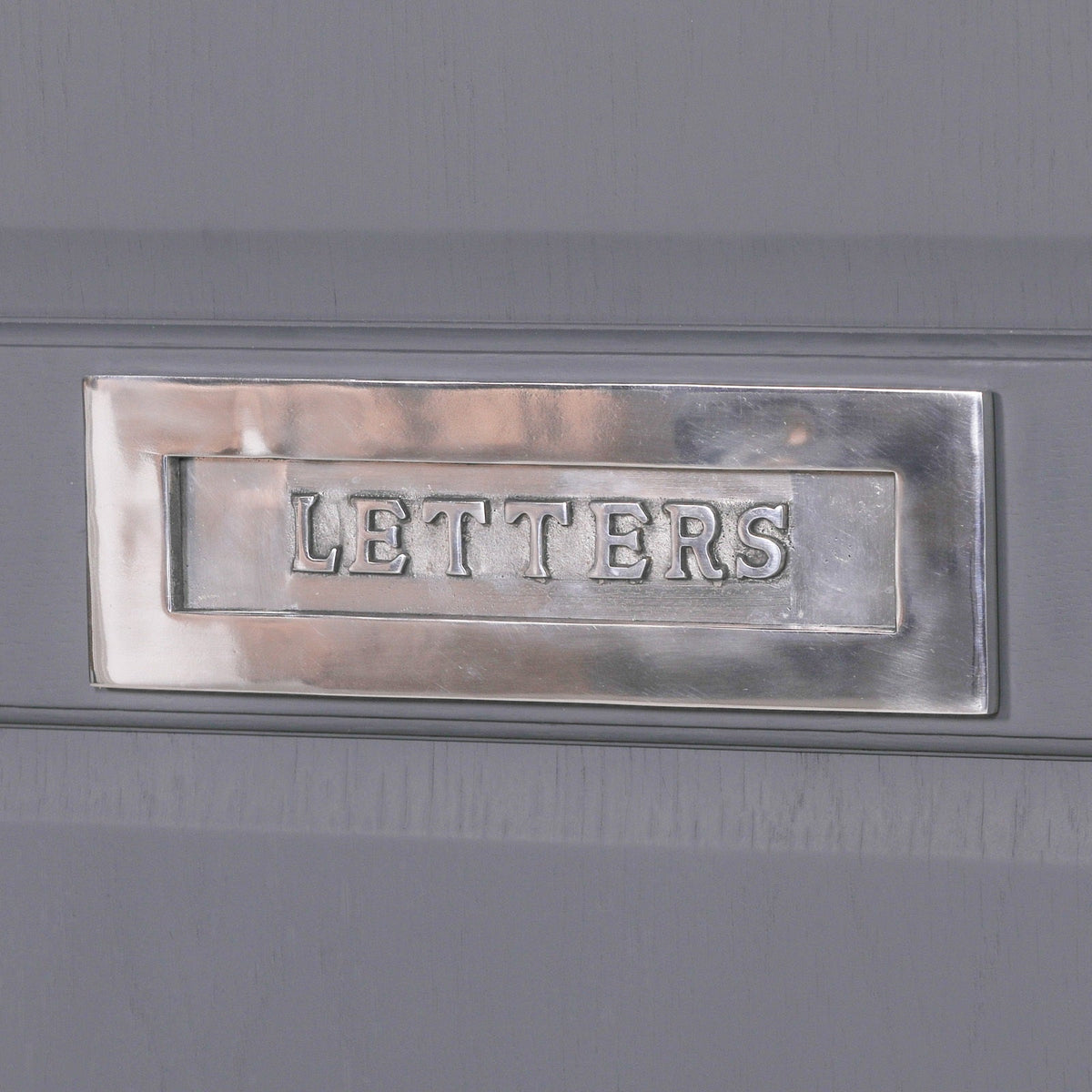 Large Polished Aluminium Door Letter Plate Letter plate CasaFenix