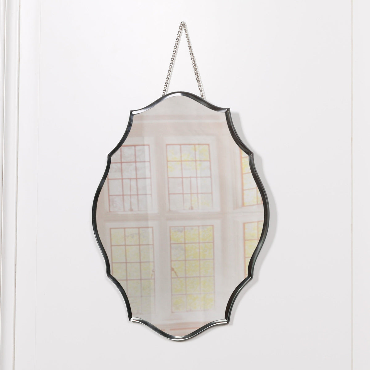 Frameless Ornate Bevelled Glass Wall Mirror Wall Mirror CasaFenix