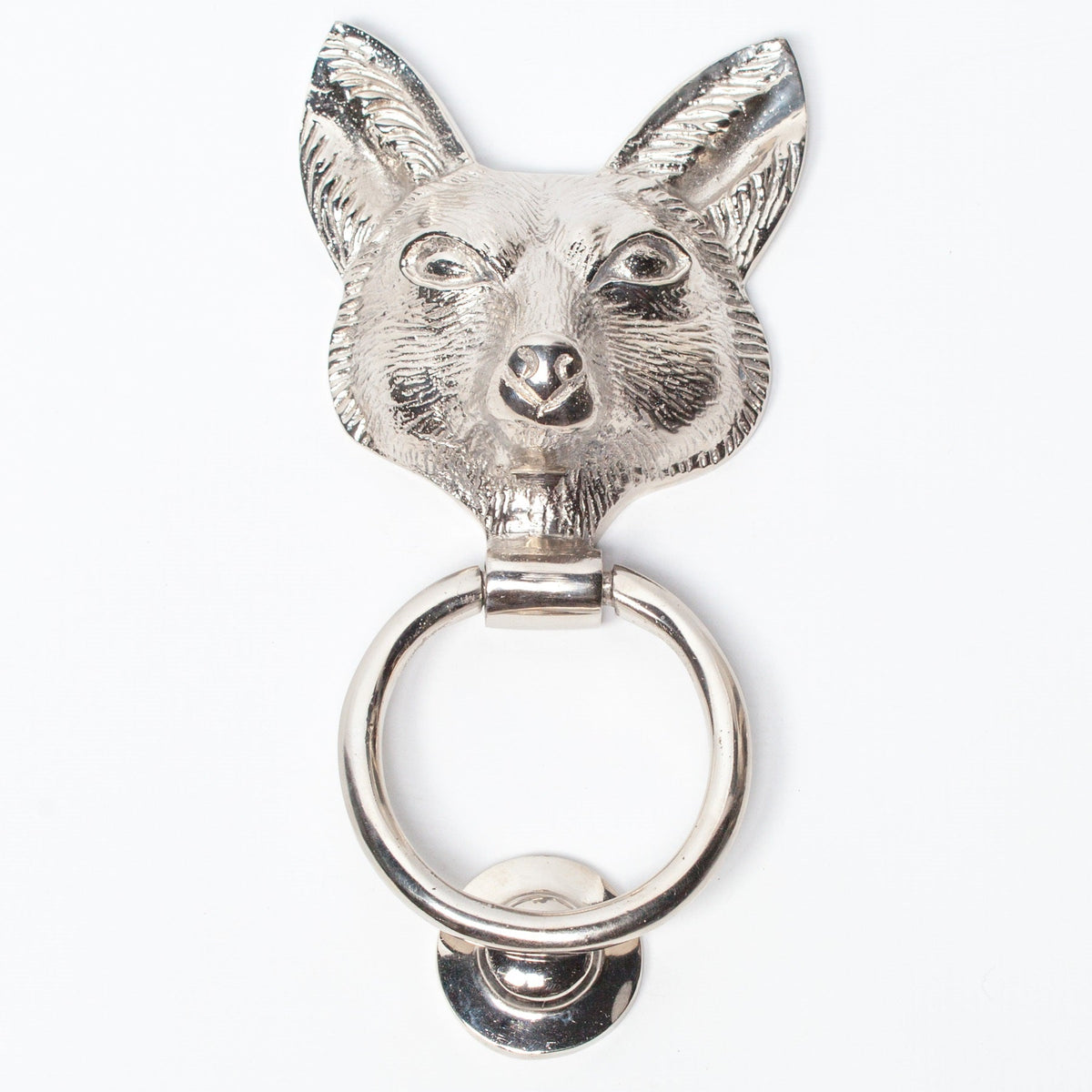 Chrome Fox Door Knocker Door knocker CasaFenix
