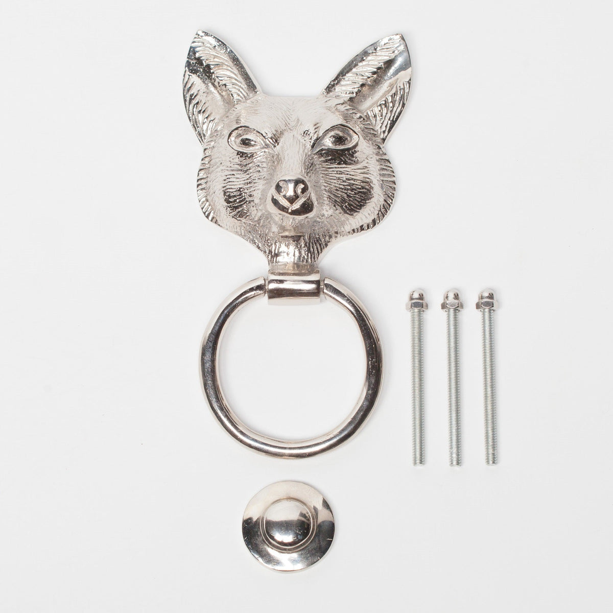 Chrome Fox Door Knocker Door knocker CasaFenix