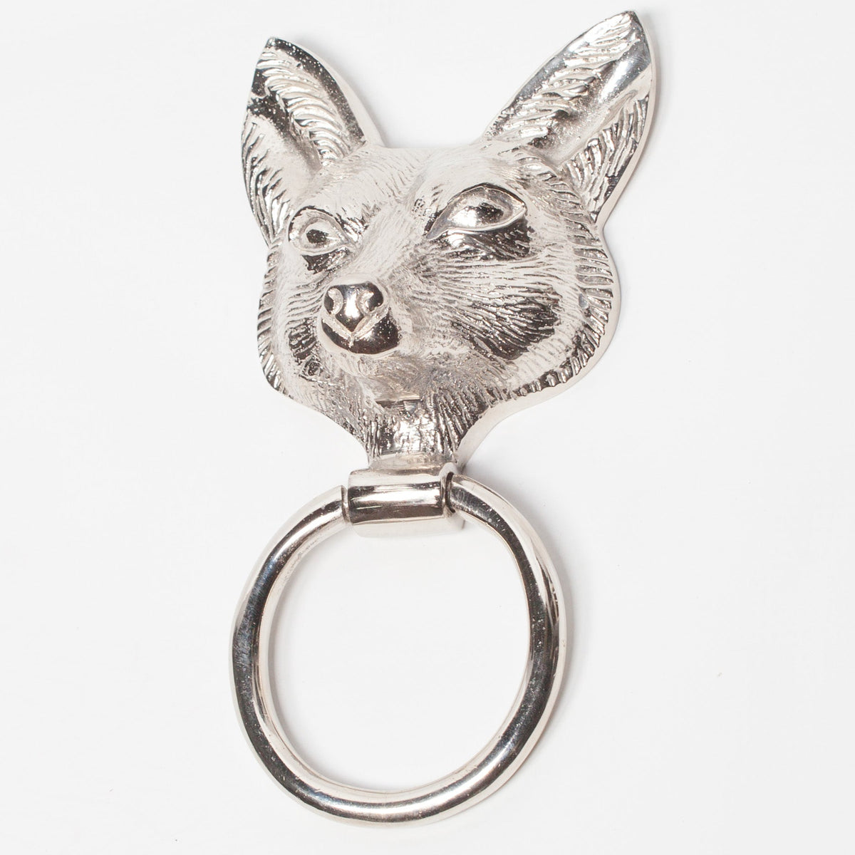 Chrome Fox Door Knocker Door knocker CasaFenix