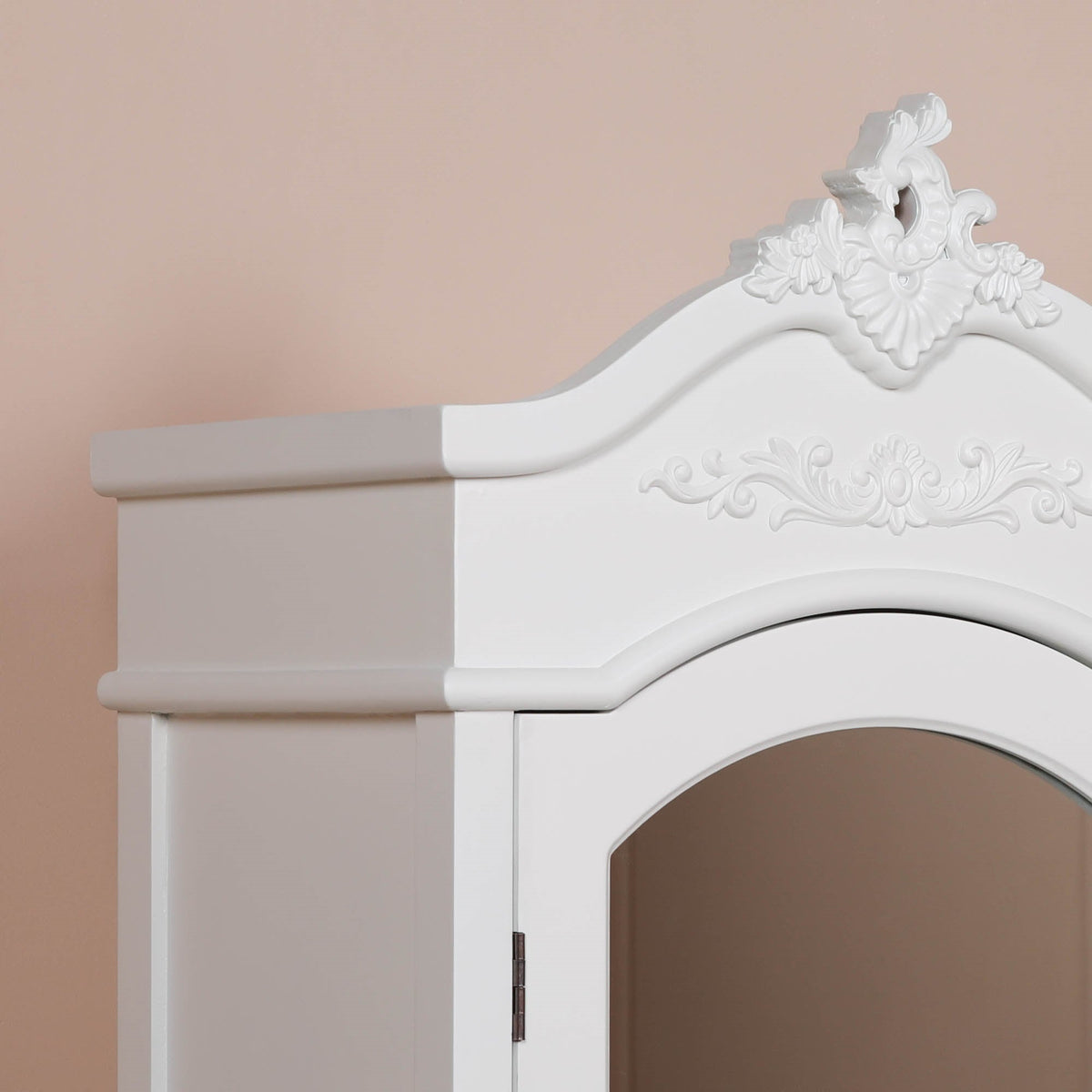 French White Armoire with Drawers Armoire CasaFenix