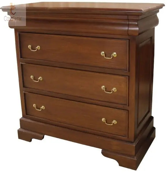 French Sleigh Chest of 3 - 4  Drawers - CasaFenix