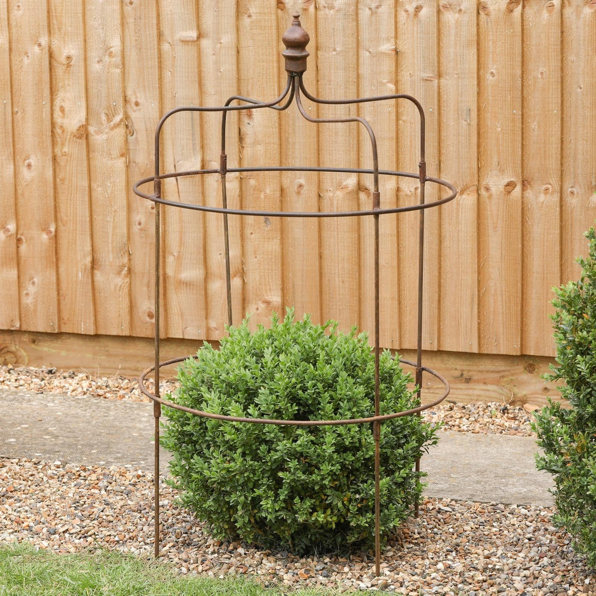 Vintage Rustic Iron Plant Support Stand Plant Support CasaFenix
