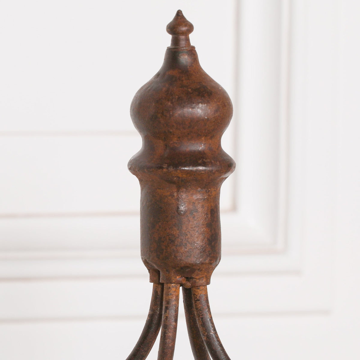 Vintage Rustic Iron Plant Support Stand Plant Support CasaFenix