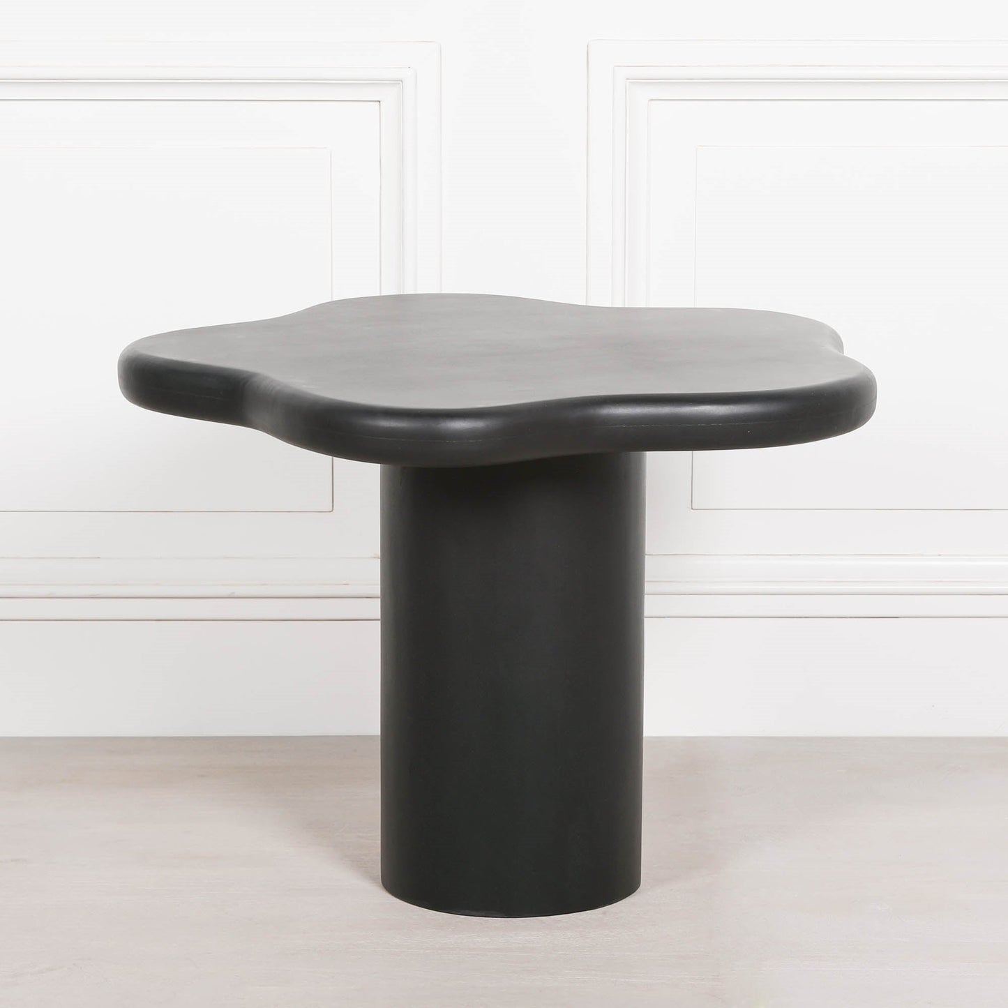 Black Painted Puddle Side Table  CasaFenix
