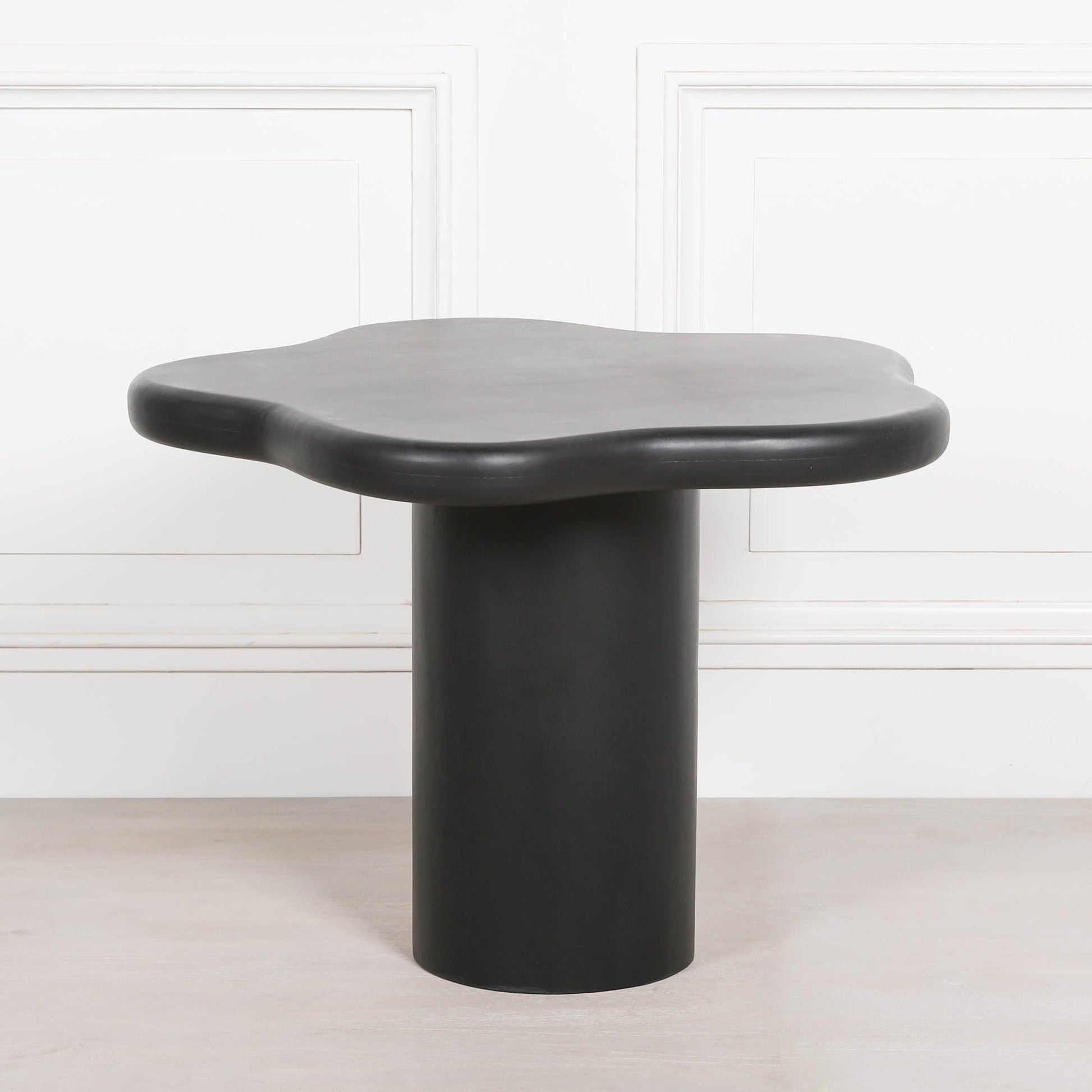 Black Painted Puddle Side Table  CasaFenix