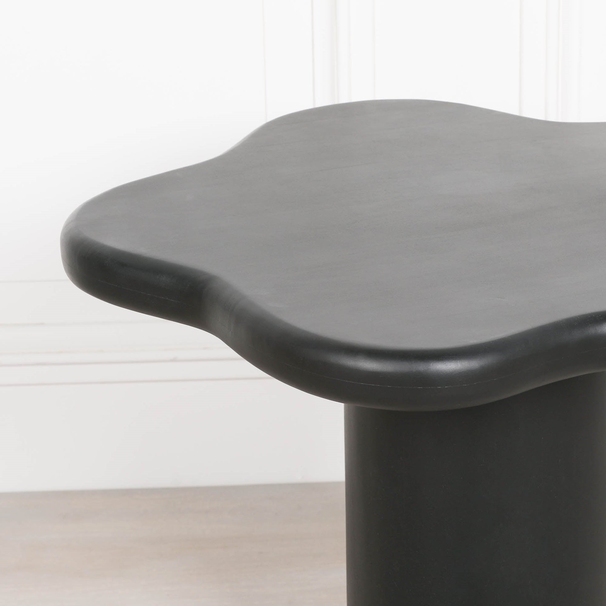 Black Painted Puddle Side Table  CasaFenix