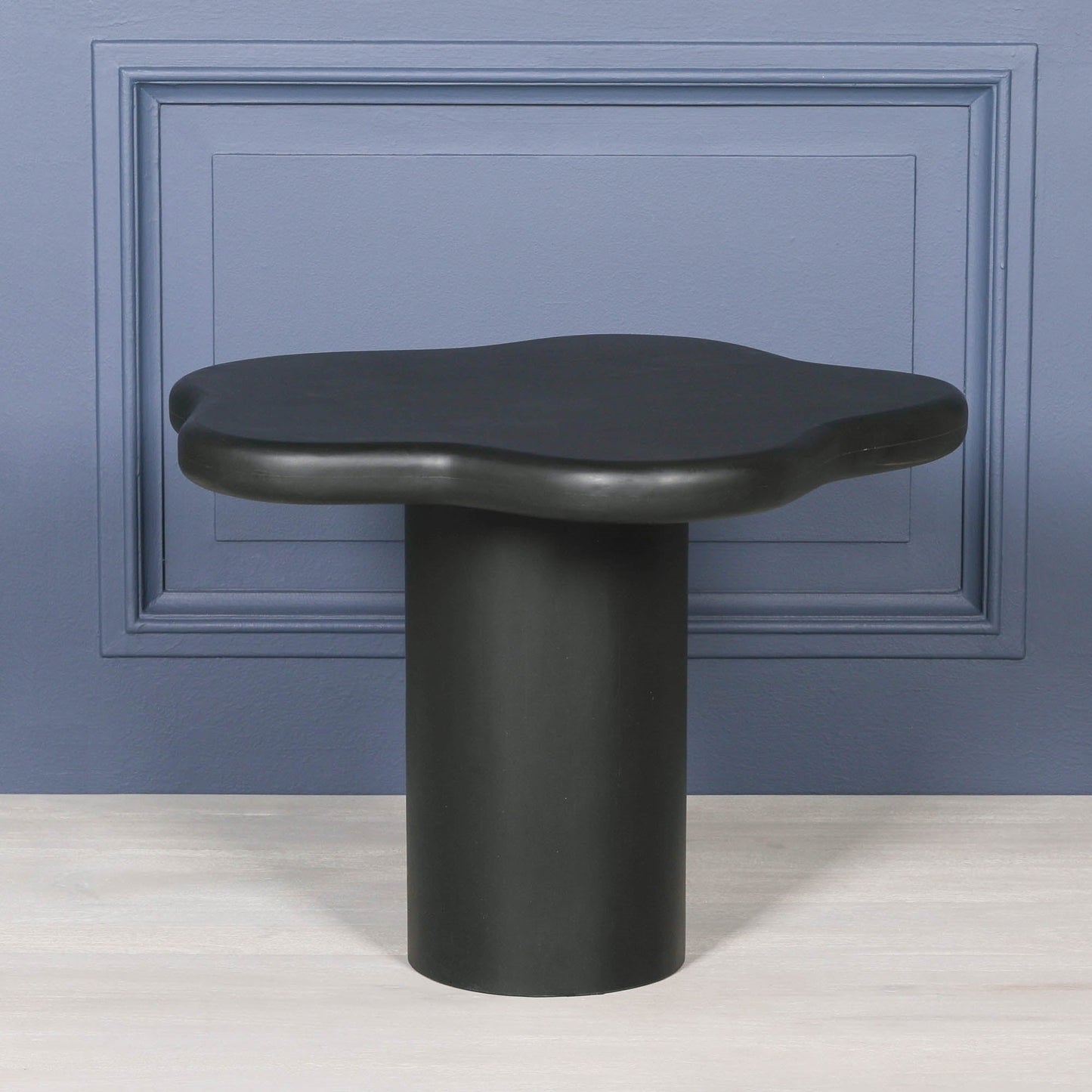 Black Painted Puddle Side Table  CasaFenix