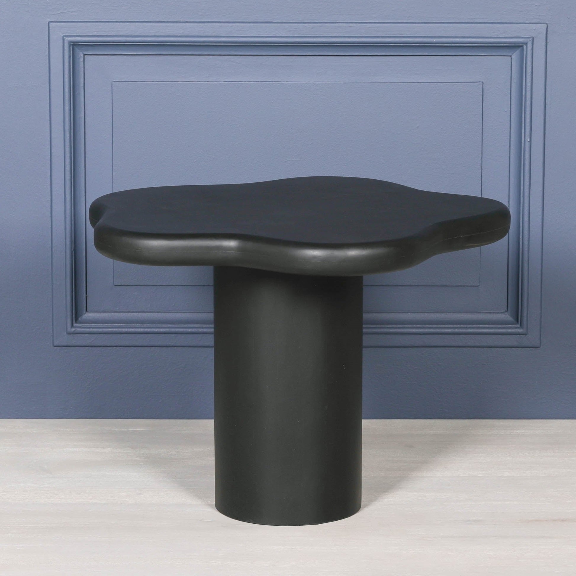 Black Painted Puddle Side Table  CasaFenix