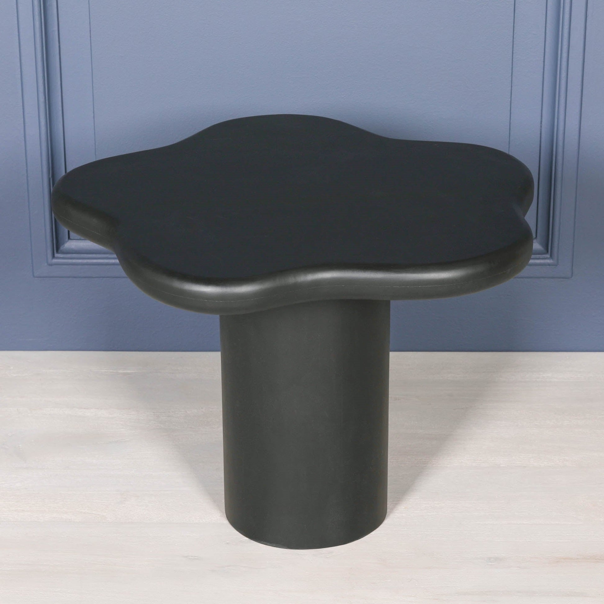 Black Painted Puddle Side Table  CasaFenix