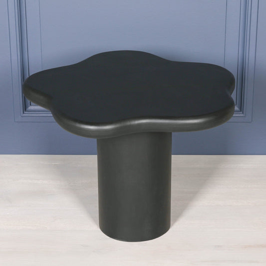 Black Painted Puddle Side Table  CasaFenix