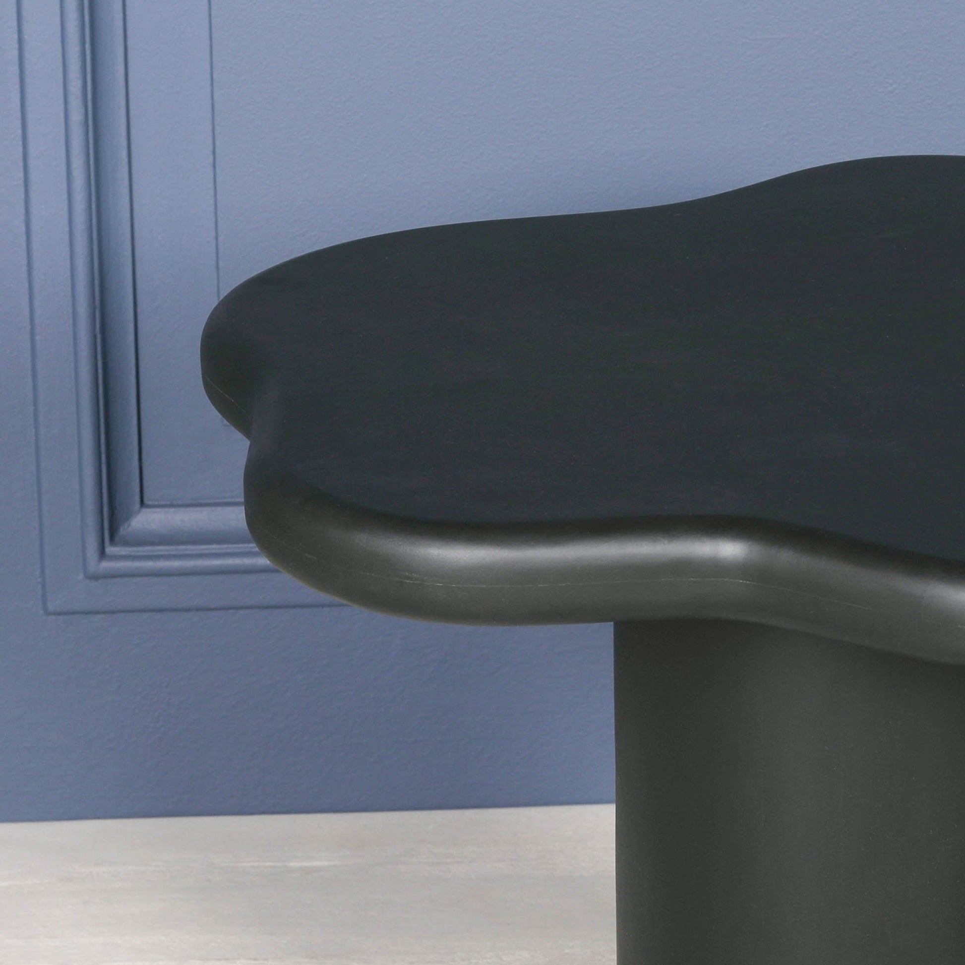 Black Painted Puddle Side Table  CasaFenix