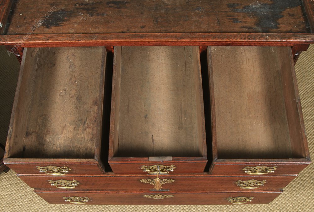 Georgian Style Solid Mahogany or Walnut Secretaire Chest on Chest – High Quality Reproduction