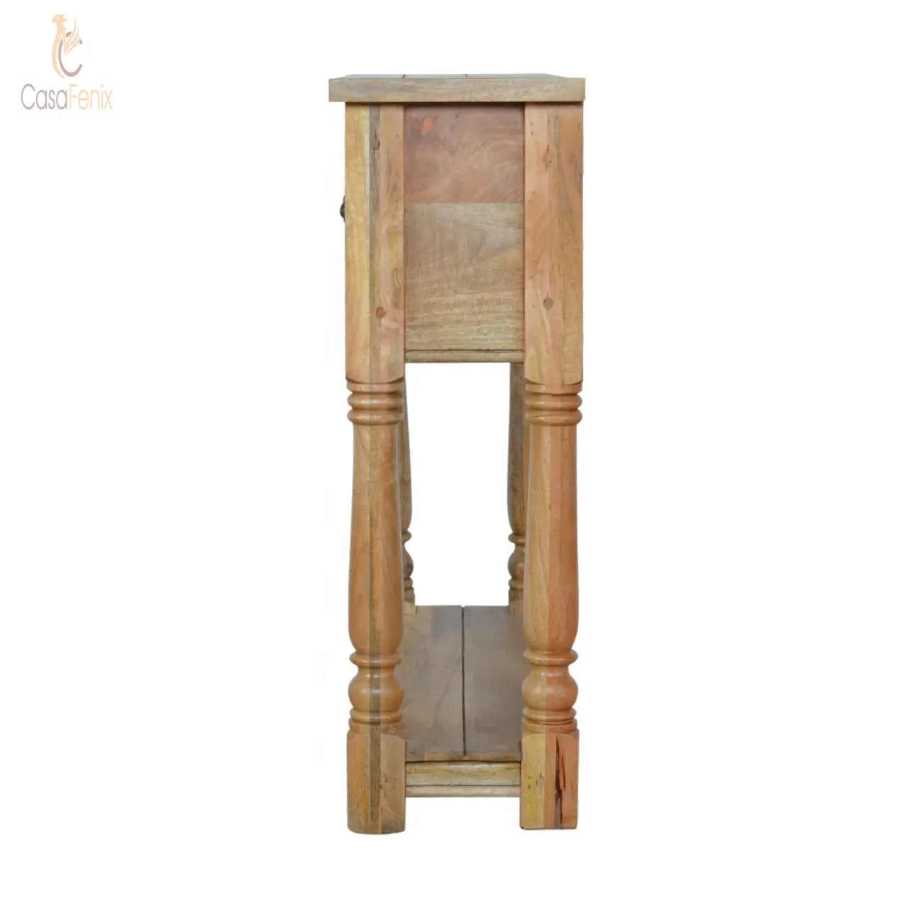 Granary Royale 4 Drawer Console Table 100% solid mango wood - CasaFenix