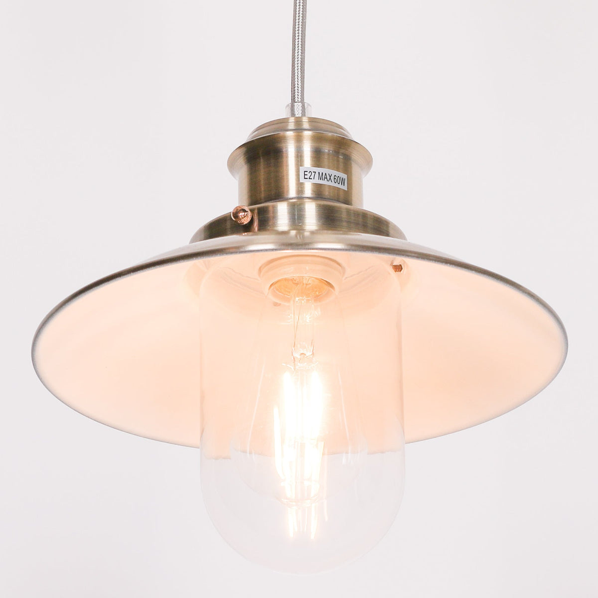 Brushed Brass Style Fishermans Light Ceiling light CasaFenix