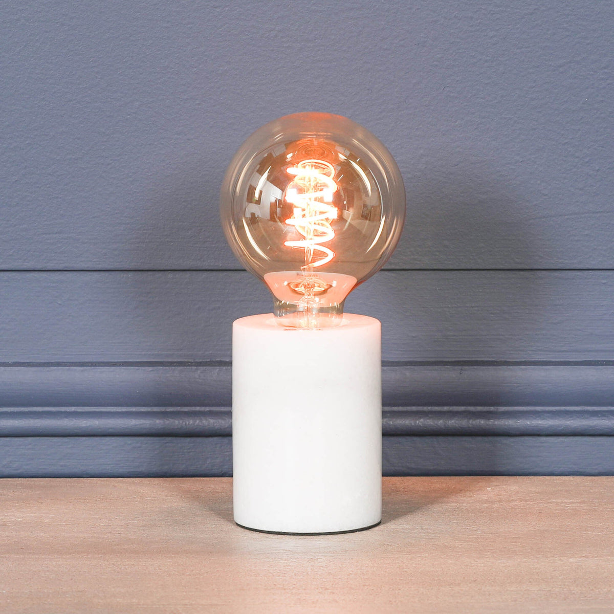 White Marble Table Lamp Lamp CasaFenix