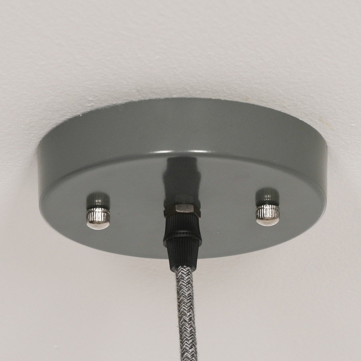 Grey Enamel Factory-Style Pendant Ceiling Light 36cm Ceiling light CasaFenix