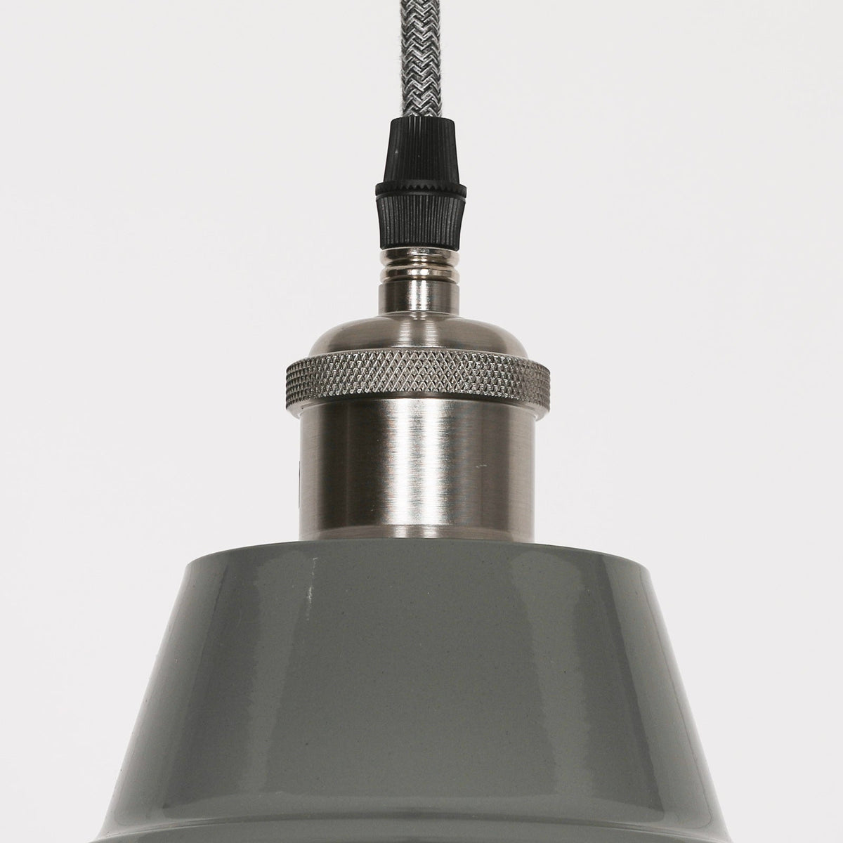 Factory Style Grey Enamel Painted 46cm Pendant Light Ceiling light CasaFenix