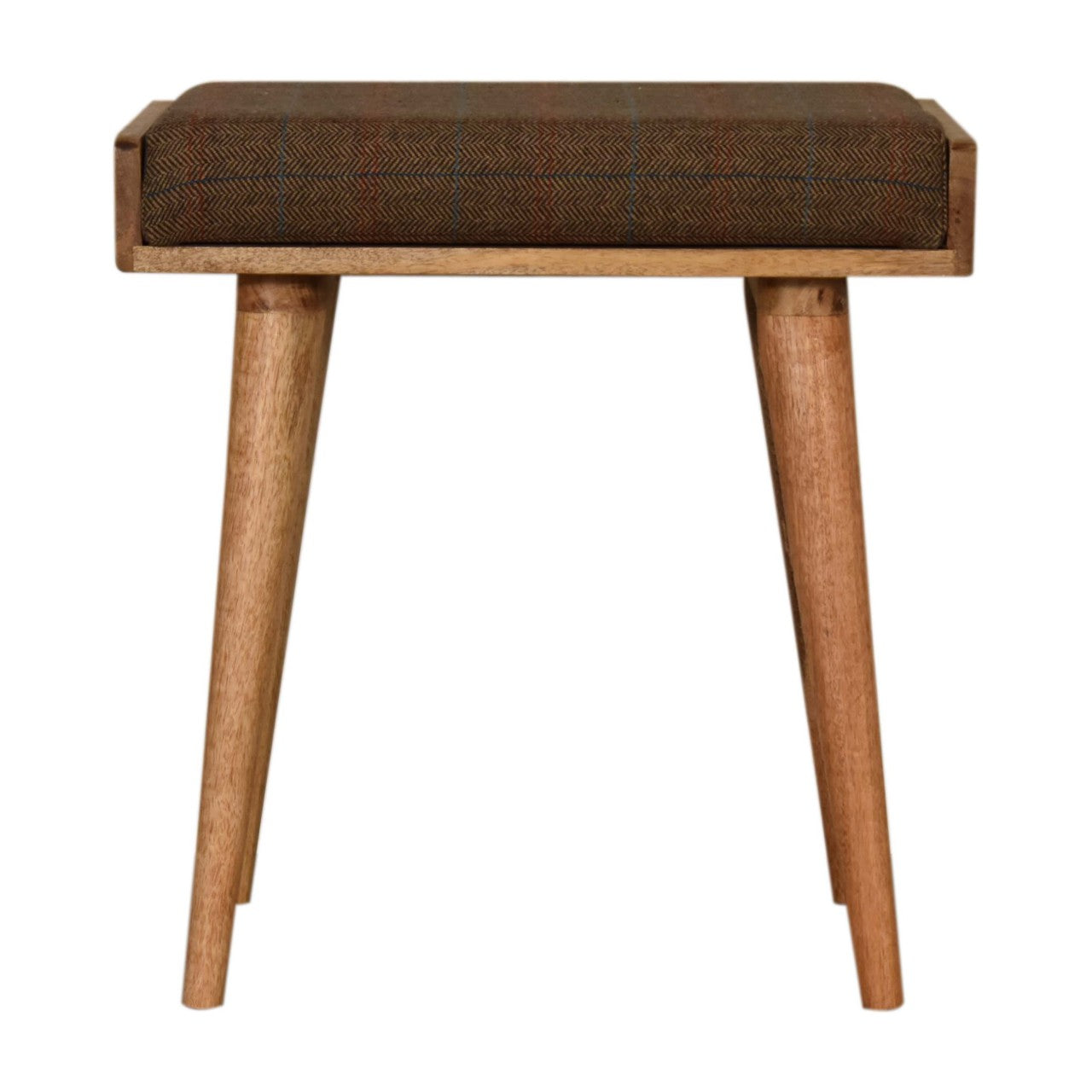 Multi Tweed Tray Style Footstool Stools CasaFenix