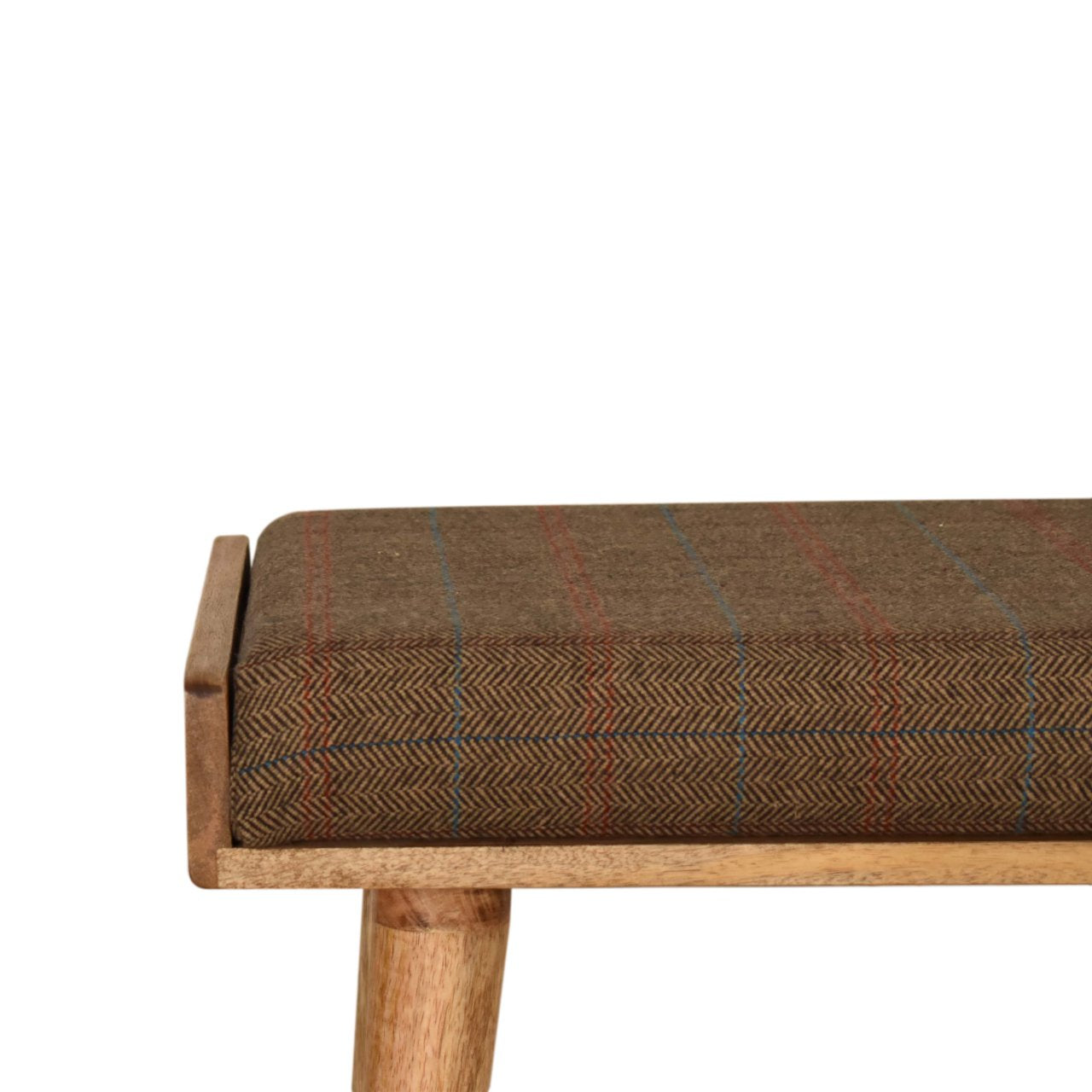 Multi Tweed Tray Style Footstool Stools CasaFenix