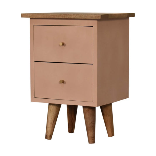 Blush Pink Hand Painted Bedside Bedside table / chest CasaFenix