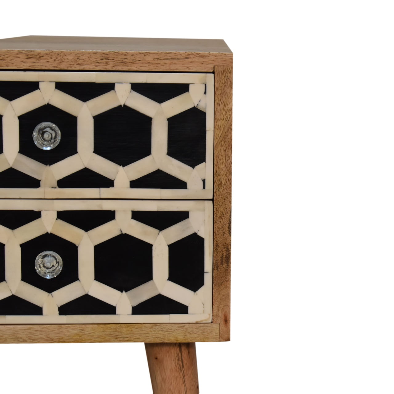 Mini Bone Inlay 2 Drawer Bedside Bedside table / chest CasaFenix