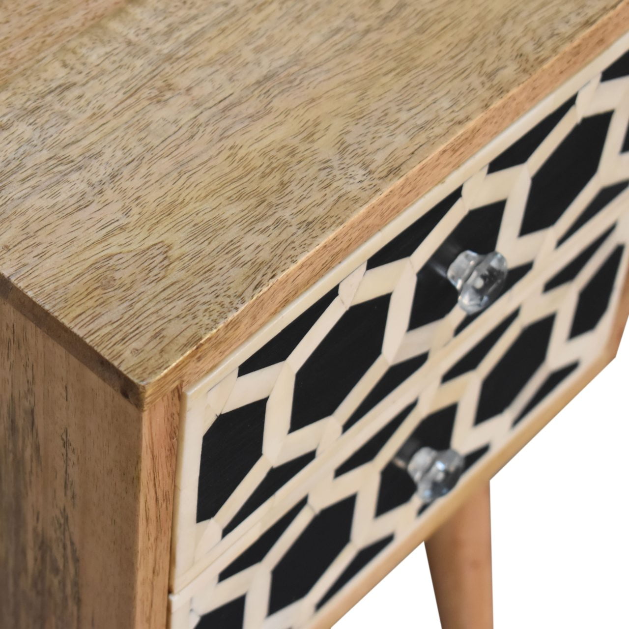 Mini Bone Inlay 2 Drawer Bedside Bedside table / chest CasaFenix