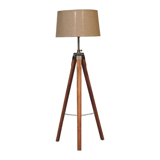 Fixed Chrome Tripod Floor Lamp floor lamp CasaFenix
