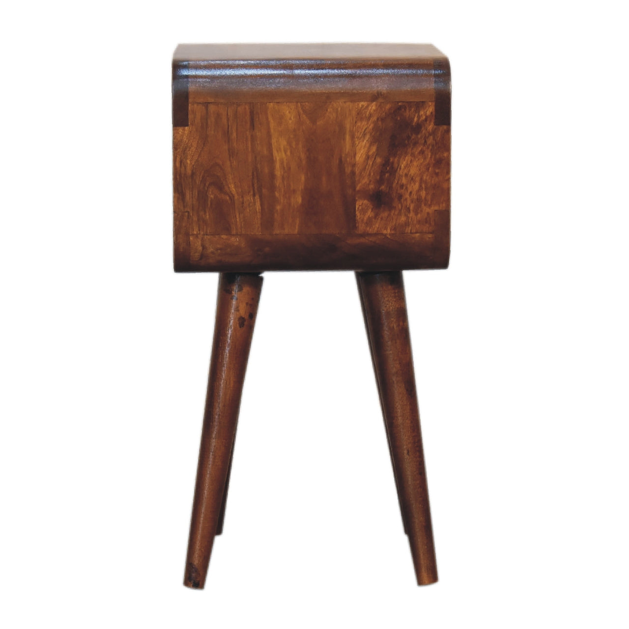 Mini Chestnut Curved Open Bedside Bedside table / chest CasaFenix
