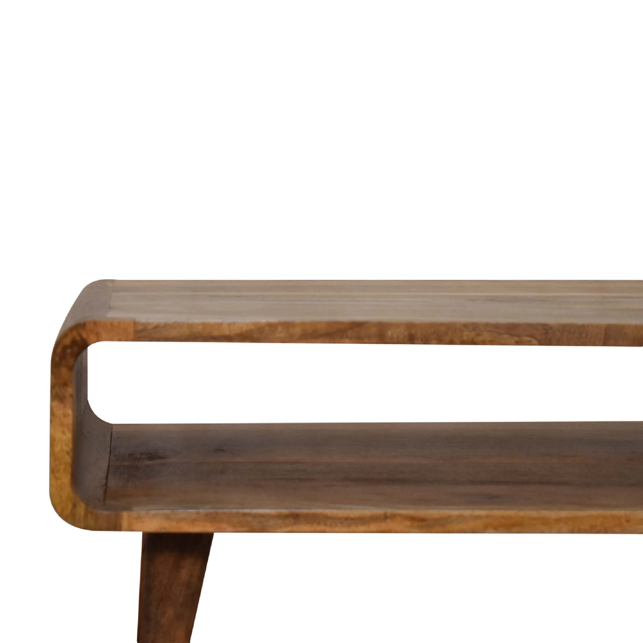 Open Oak-ish Media Unit TV Stand CasaFenix