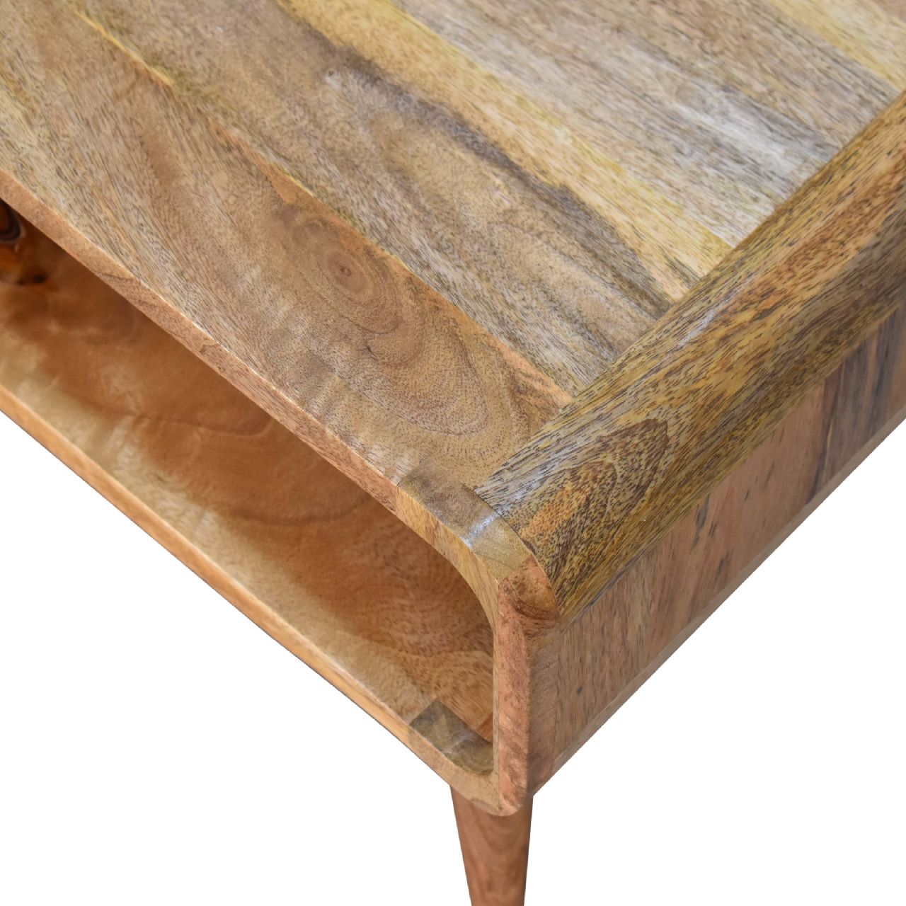 Open Oak-ish Media Unit TV Stand CasaFenix