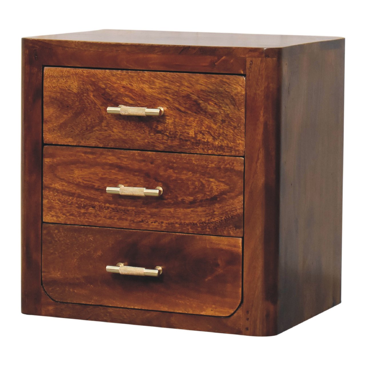 Luca 3 Drawer Bedside Bedside table / chest CasaFenix