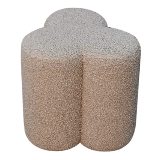 Mud Boucle Clover Footstool Footstool CasaFenix