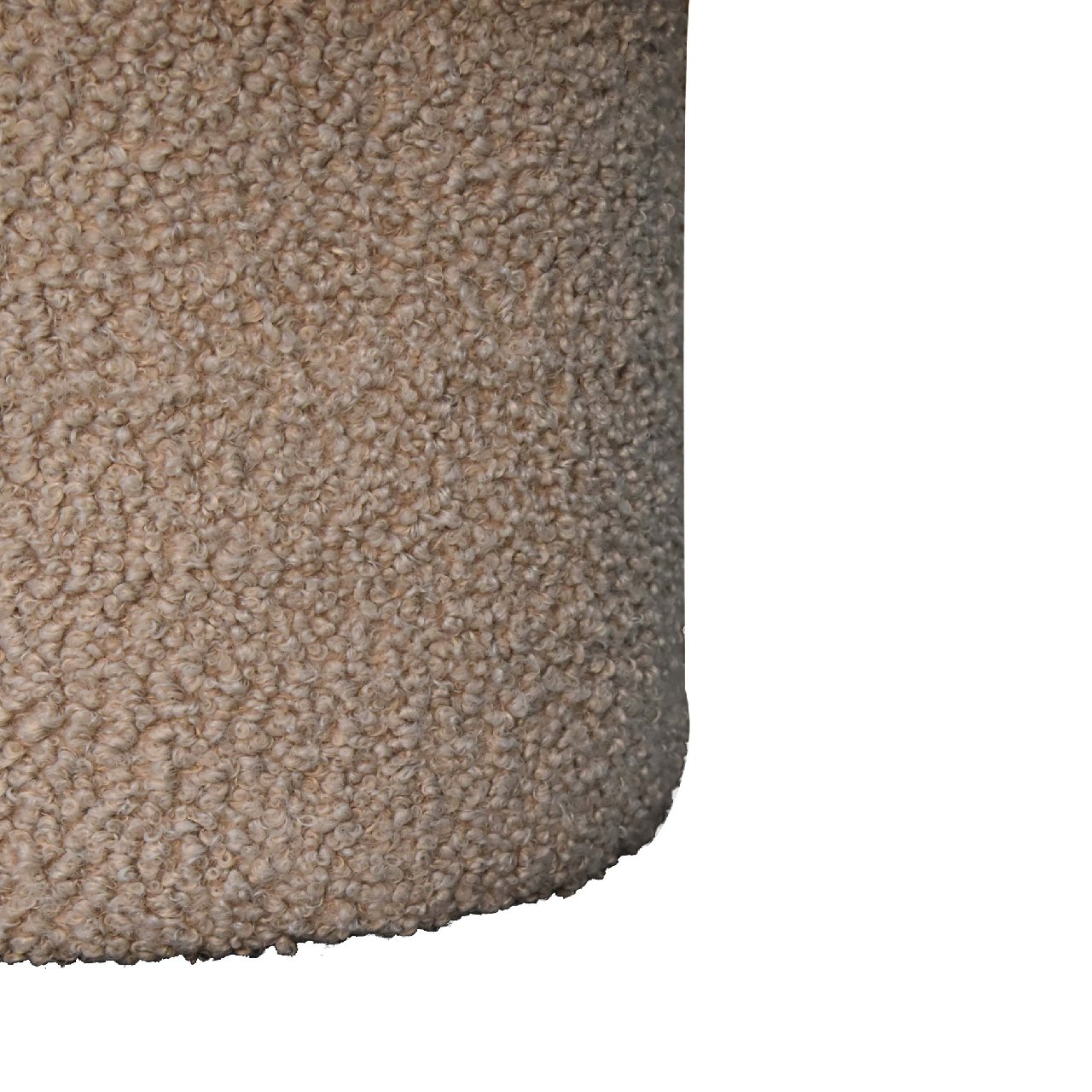 Mud Boucle Mushroom Footstool  CasaFenix