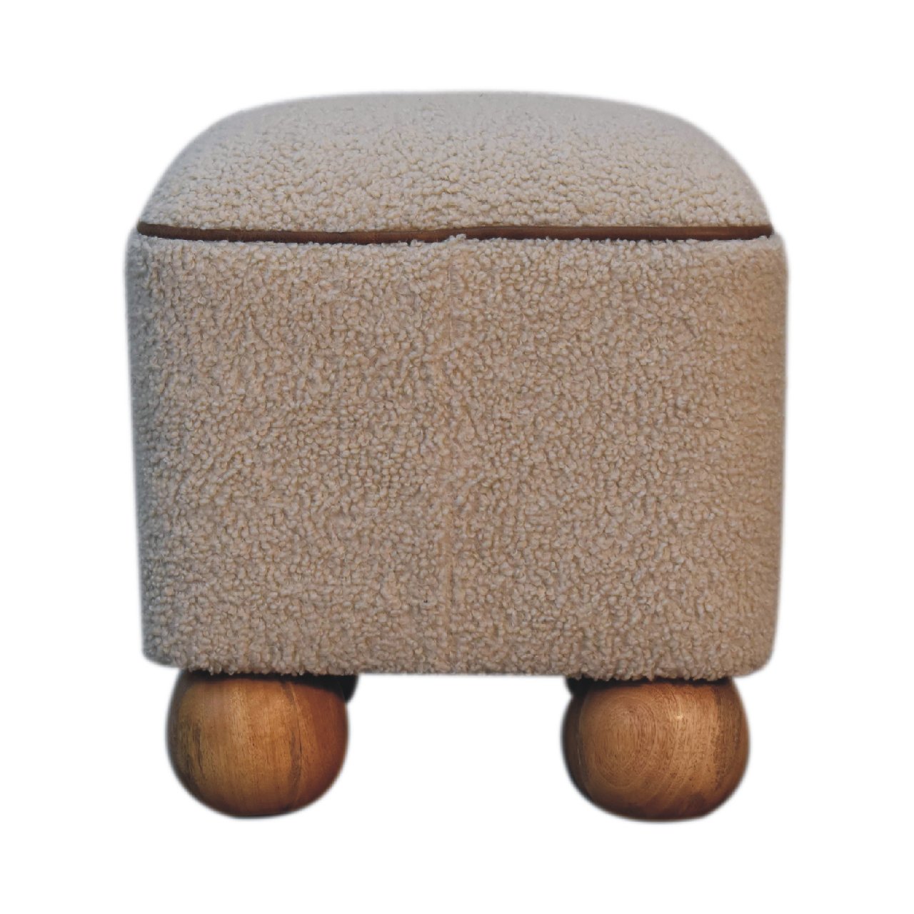 Serenity Footstool with Ball Feet Footstool CasaFenix