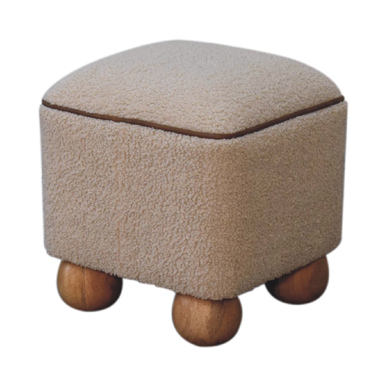 Serenity Footstool with Ball Feet Footstool CasaFenix
